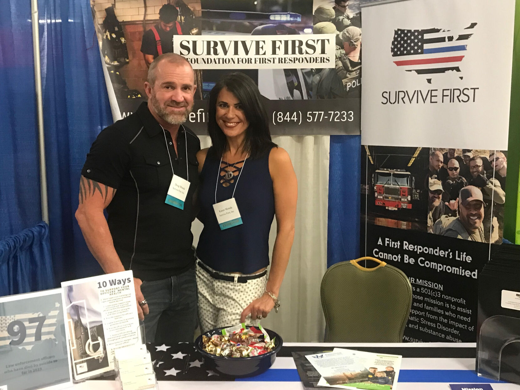 Survive First founders Doug Monda and his wife Karen